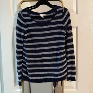 Billabong Dark Blue and White Knit Top